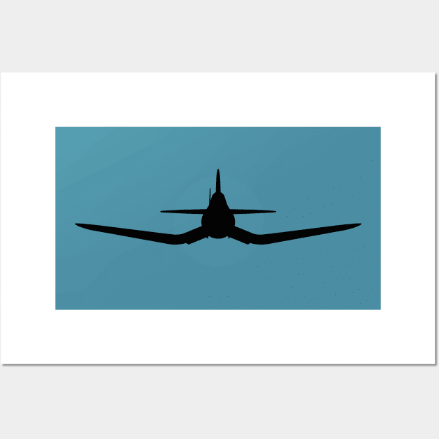 Vought F4U Corsair - Classic Fighter Plane Wall Art by Vidision Avgeek